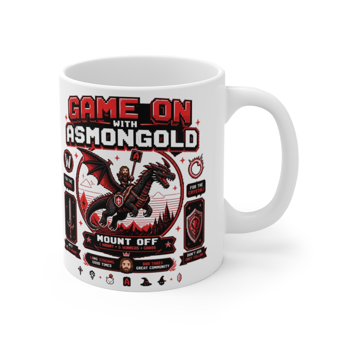 Asmongold Community Events Like Mug