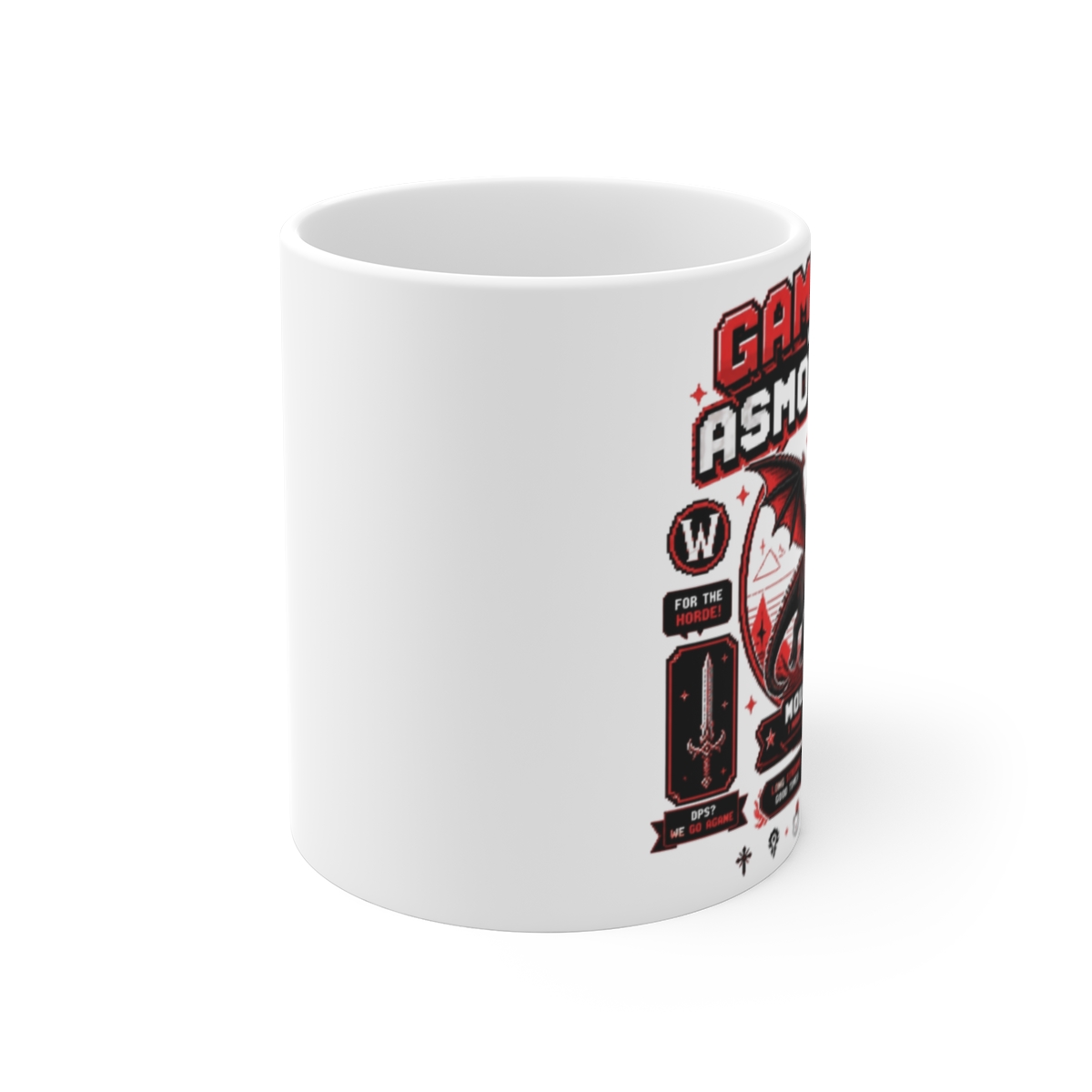 Asmongold Community Events Like Mug - alternate angle 1, merchandise