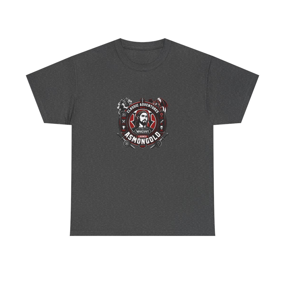 Asmongold "World of Warcraft: Classic Launch" Unisex Tee - alternate angle 4, merchandise