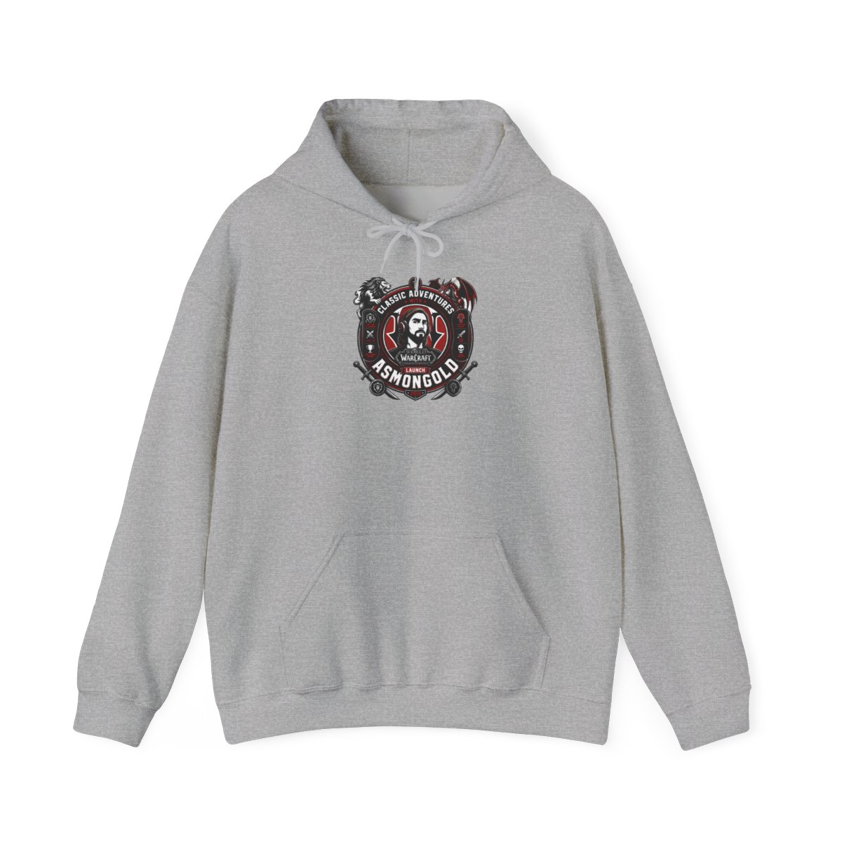 Asmongold "World of Warcraft: Classic Launch" Hoodie - alternate angle 3, merchandise