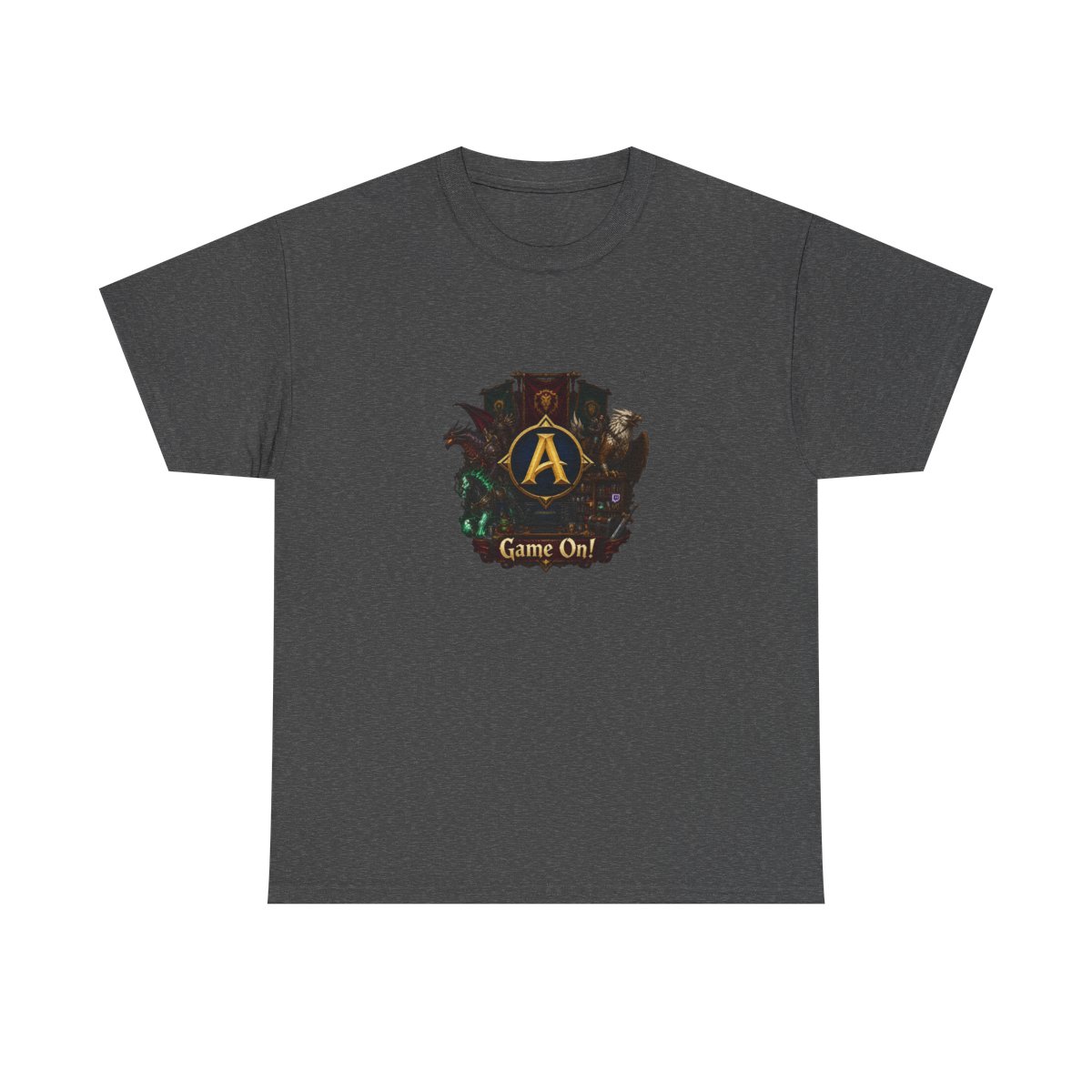 Asmongold "Game On!" Unisex Tee - alternate angle 4, merchandise