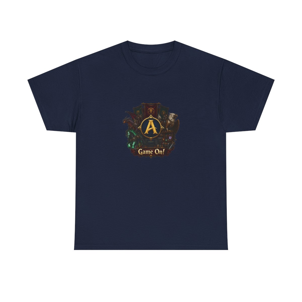 Asmongold "Game On!" Unisex Tee - alternate angle 5, merchandise
