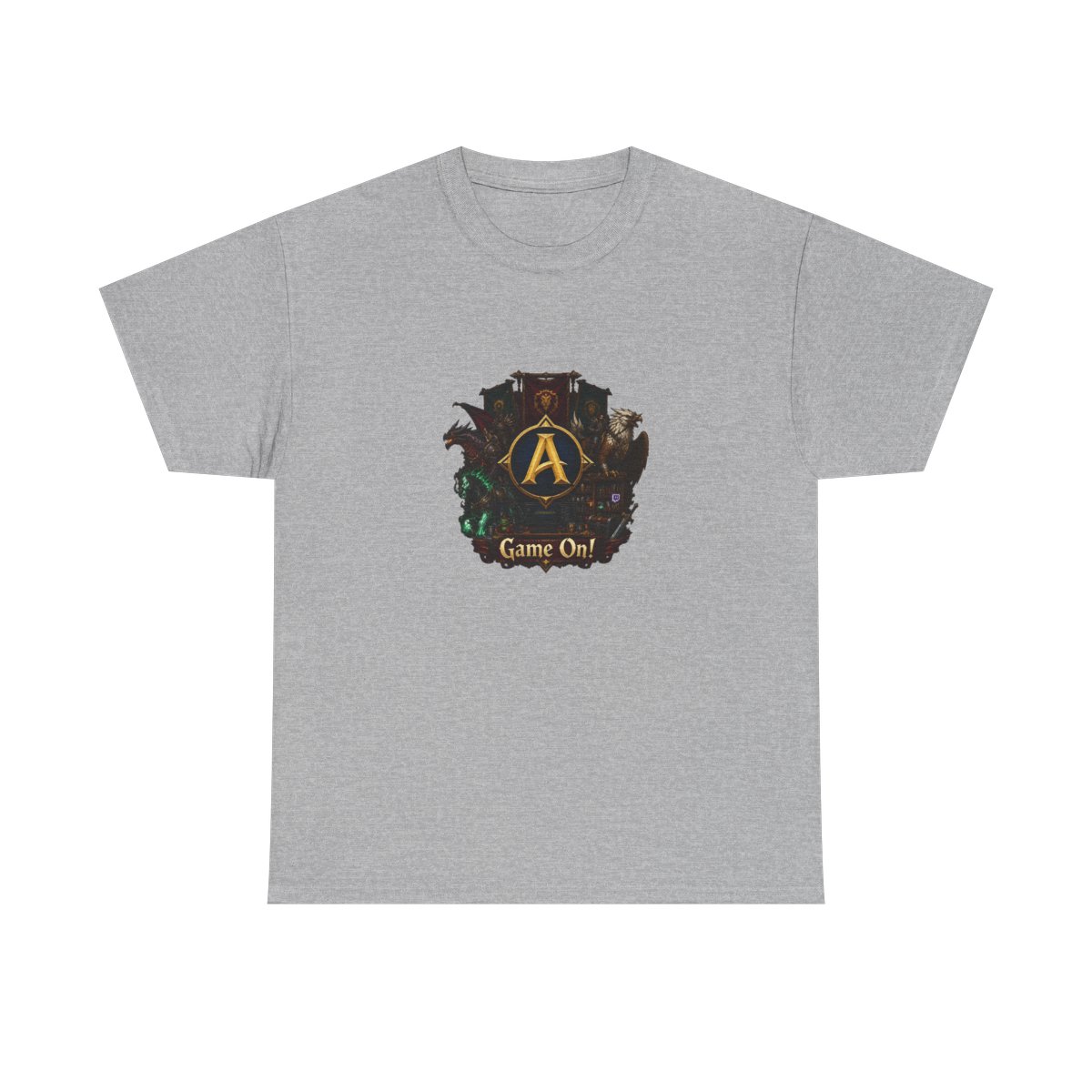 Asmongold "Game On!" Unisex Tee - alternate angle 3, merchandise
