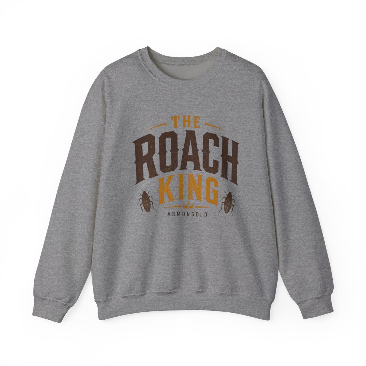 Asmongold "The Roach King" Crewneck - alternate angle 2, merchandise